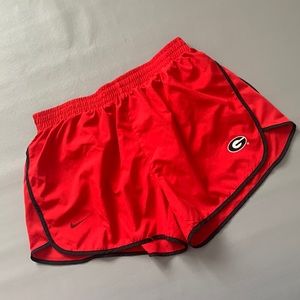 Nike | Red and Black Georgia Bulldogs Running Shirts Size Medium